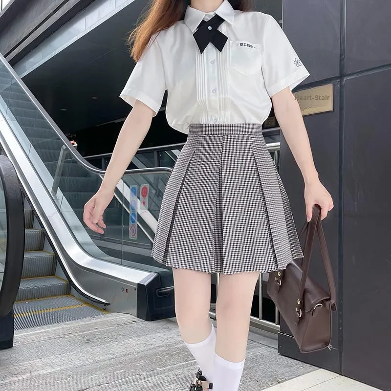 Tokyo Season Casual Short Skirts Women's Eight Box Pleated Skirt-13
