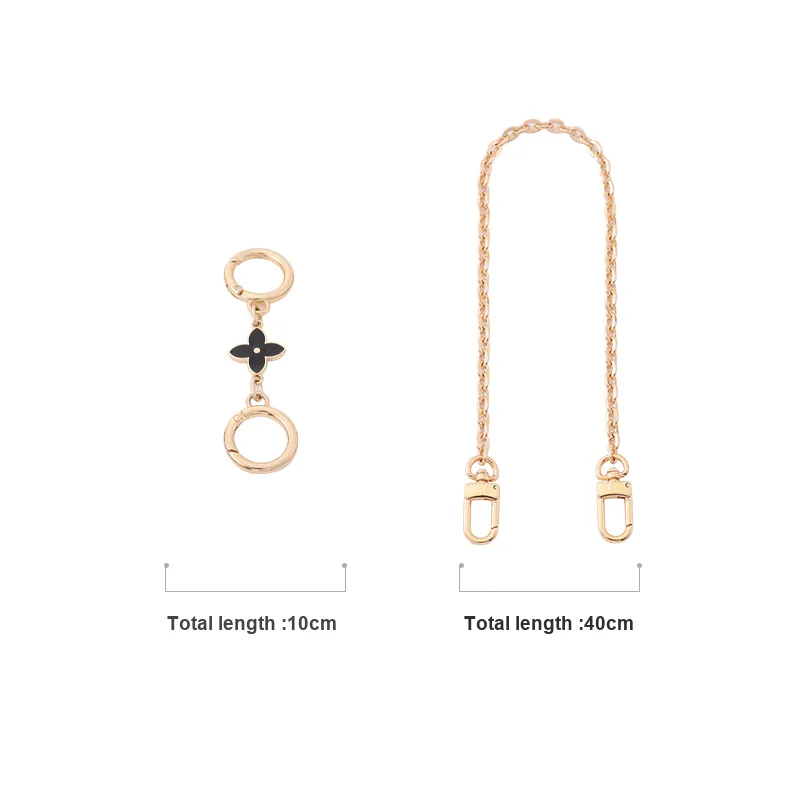 Gloya Alloy Decorative Chain Bag Accessory Women's Gold Tone-33