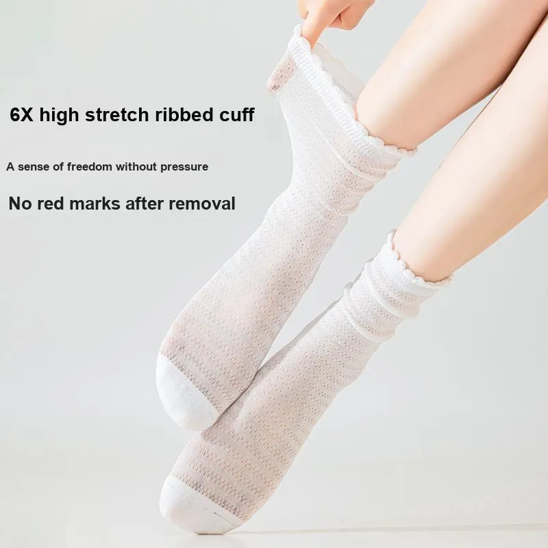 Montagut Mid Calf Socks Women's Shopping Bag Combo Set-89