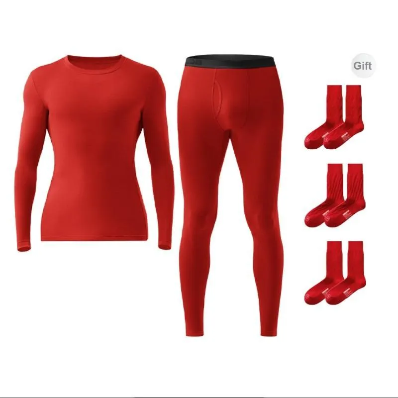 Bananain Red Plan Series Thermal Set Unisex-0
