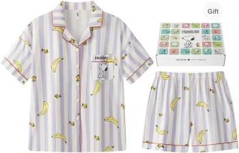 Gongdie x SNOOPY/, Pajama Gift Box Women's Light Purple