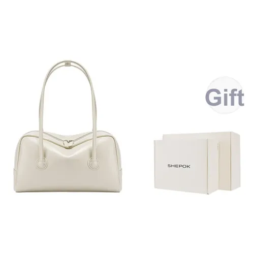 SHEPOK Корова Кожа Подушка Сумка Сумка через плечо Сумка на одно плечо Сумка через плечо Бостон Сумка Стандартная Унисекс Белый Черный Желтый