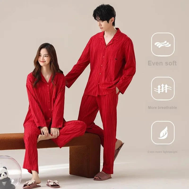MIIOW Pajama Set Men's Shopping Bag Red-1