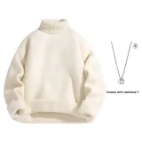 Beige Apricot Fleece-Lined (Comes with Necklace)