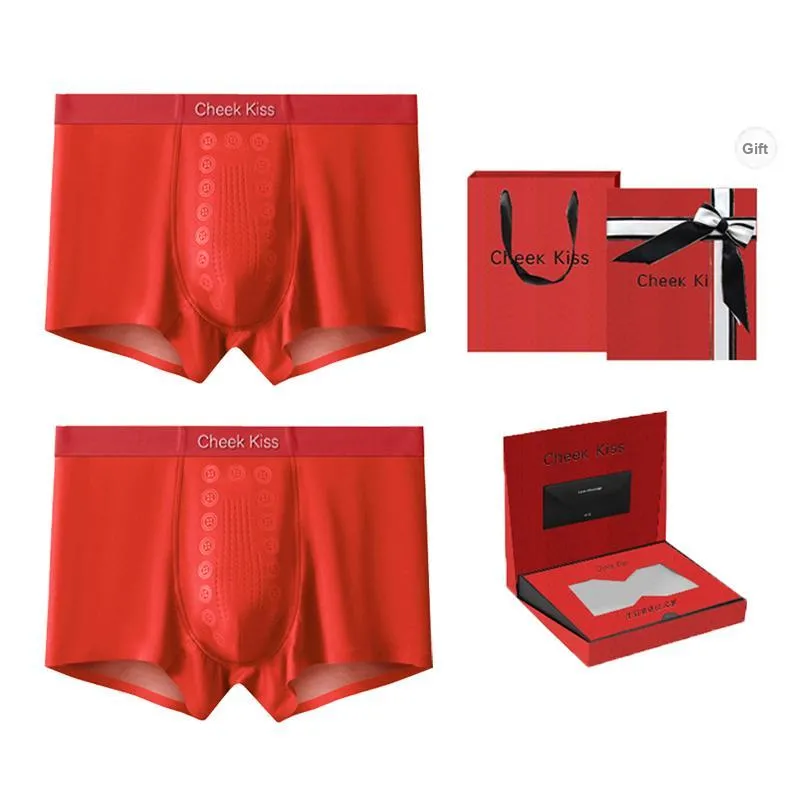 Cheekkiss Underwear Gift Boxes Men's Red-7