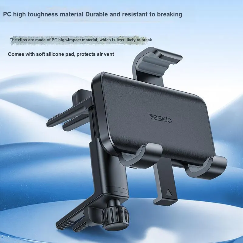 Yesido C240 Collection Clip in Style Round Air Vent Clip Stand With Air Conditioning Vent Navigation Stand-1