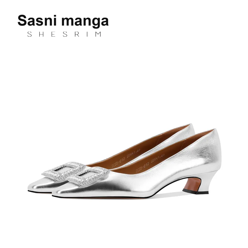 Shesrim High Heels Women's Silver-2