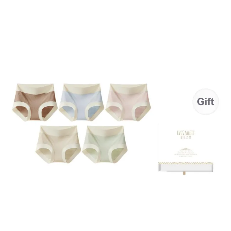 XIA.WA.ZHI.XIU Underpants Women's 5 Piece Gift Box Set-21