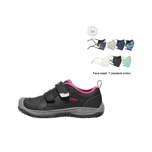 KEEN SPEED HOUND Низкий Топ Детская Туристическая Обувь Черный Фуксия Подростки