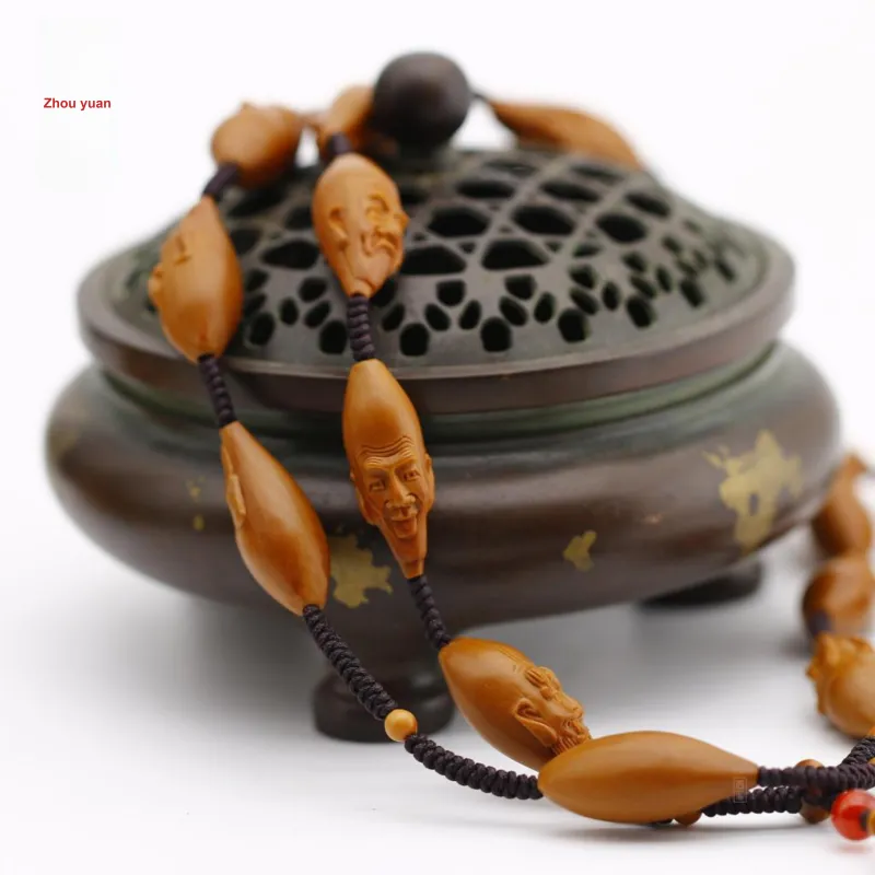 ZHOUPAI Olive Pit Carved Nucleus Unisex-2