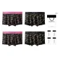 4 Pack[Pink Black *2+Black Gold *2]
