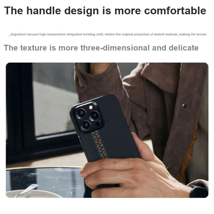 PITAKA Aramid Material MagSafe Magnetic Extra Thin Premium Extreme Phone Cases Compatibility With 15/16/Plus/Pro/Pro Ma-8