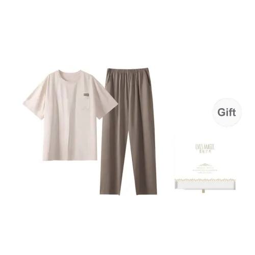 XIA.WA.ZHI.XIU Pajama Set Men's Gift Box Set Image Color