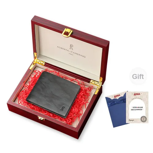 Roberta Di Camerino Wallets Coffee [Luxury Wooden Box+Shopping Bag]