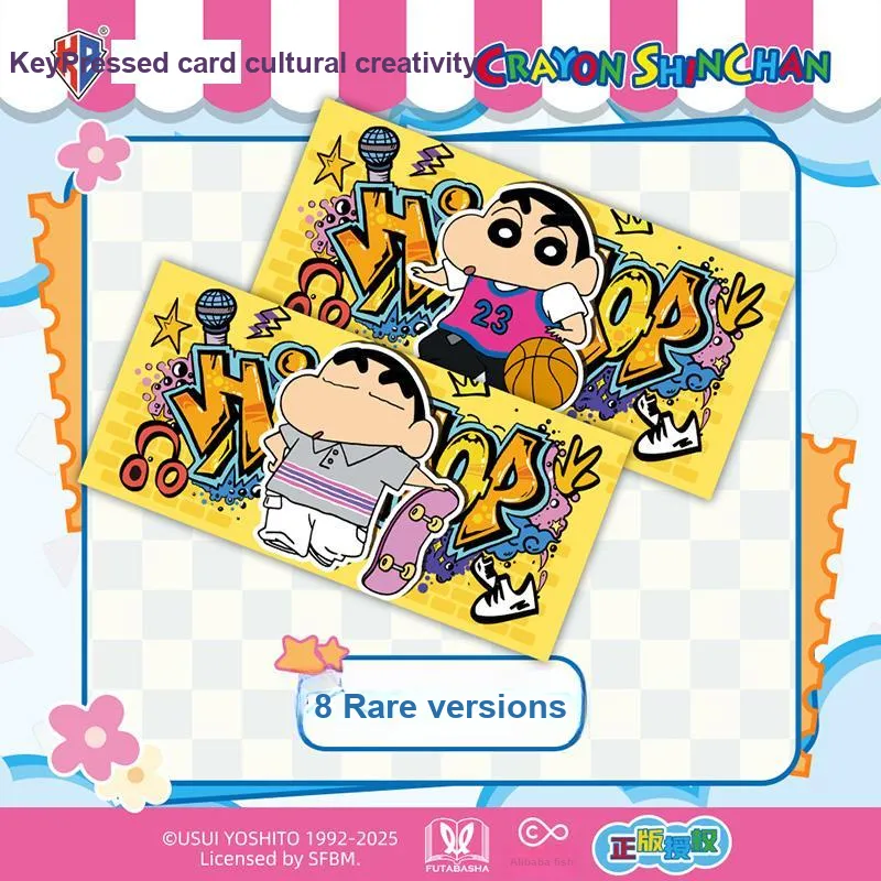 Kabao Cultural Creation Crayon Shin Chan Fun Slapping Card First Release V2 IP/Anime Cards 30 Packs/box-2