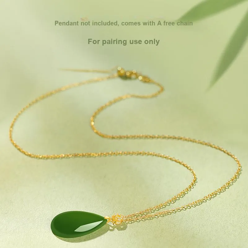 YINXIANGMOU Hetian Jade Necklaces Jasper Women's-4