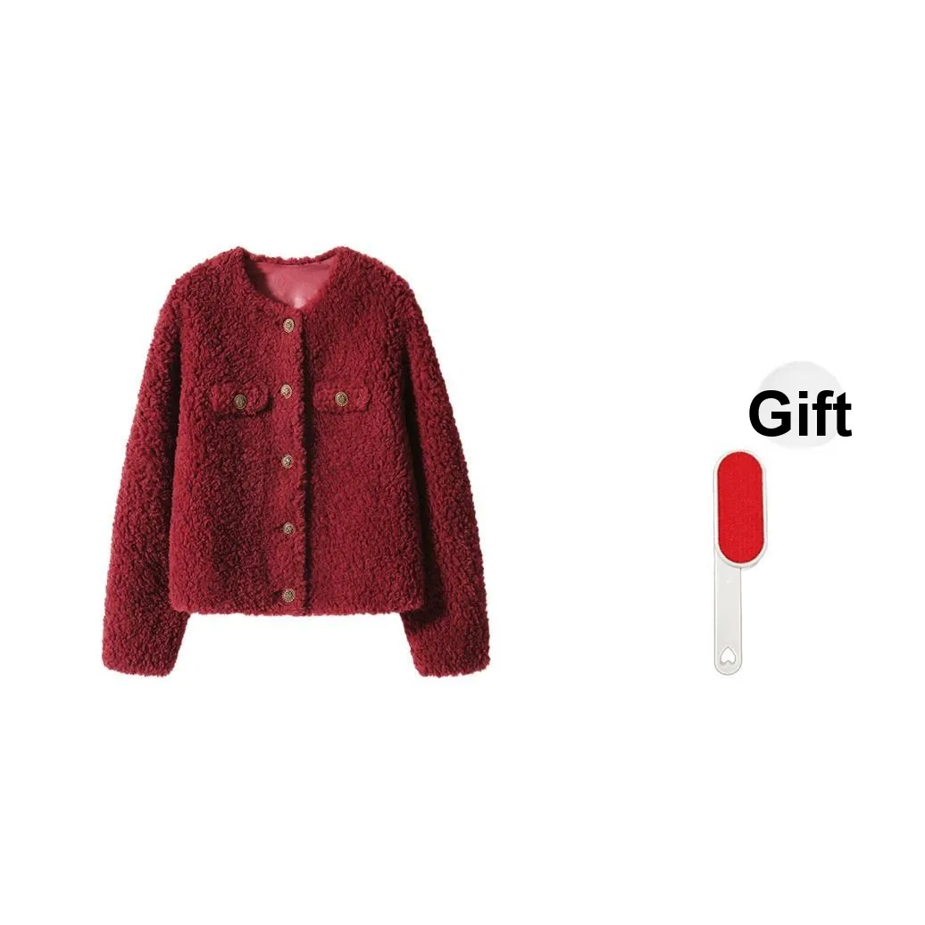 Kele Coco Furs Women's Red