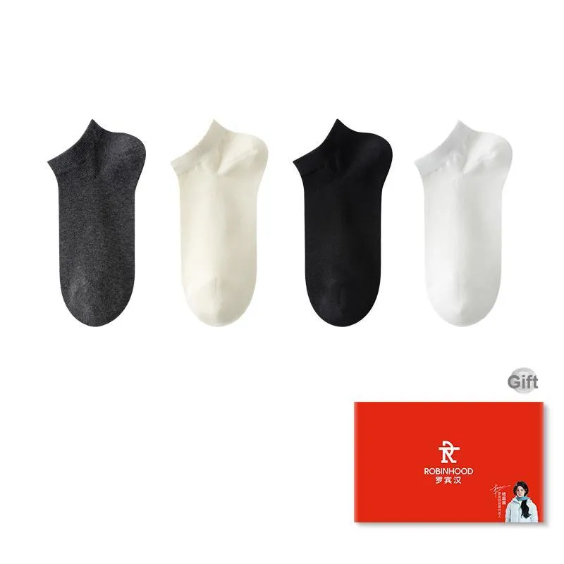 ROBINHOOD Ankle Socks Women's Box 4 Pack-0