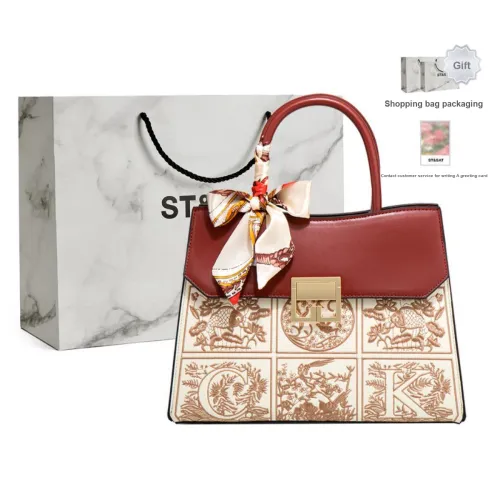 ST&SAT Synthetic Leather Wedding Handbag Regular Women's Red/Blue