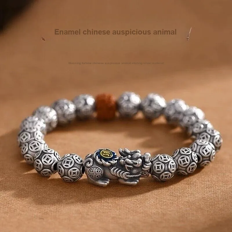 CHUVORA 999 Fine Silver Pure Silver Bracelets Unisex-1