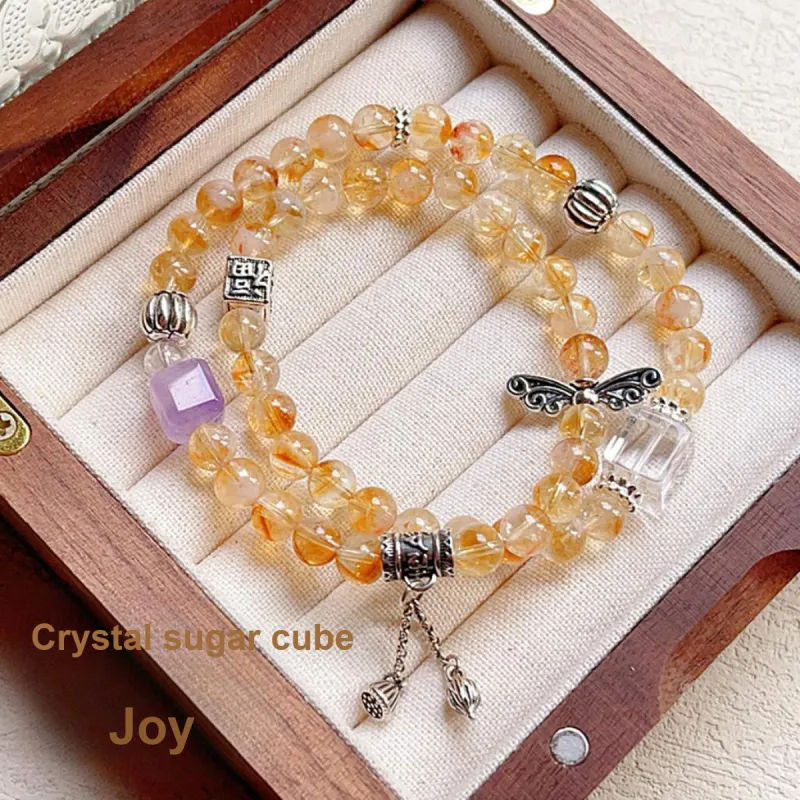MGS Crystal Beaded Bracelet Unisex-3