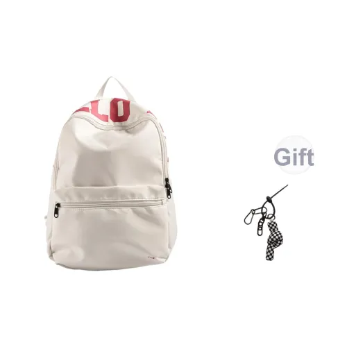 KAMLUI Нейлоновый рюкзак унисекс белый желтый