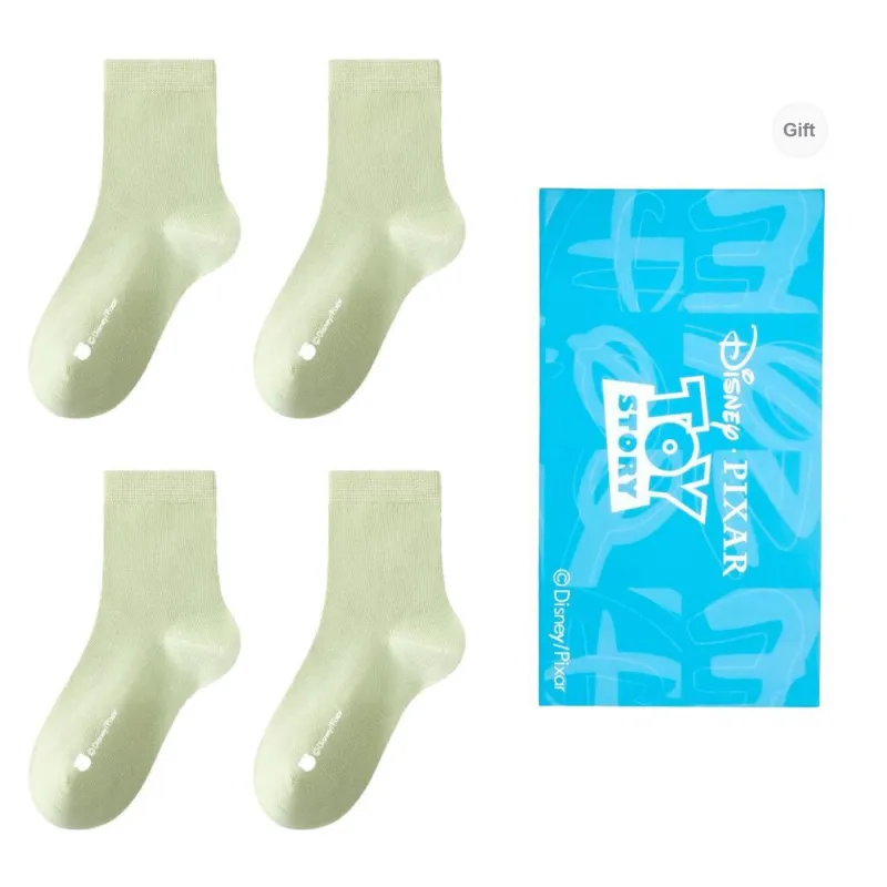 Disney Mid Calf Socks Women's Box 4 Pack-10