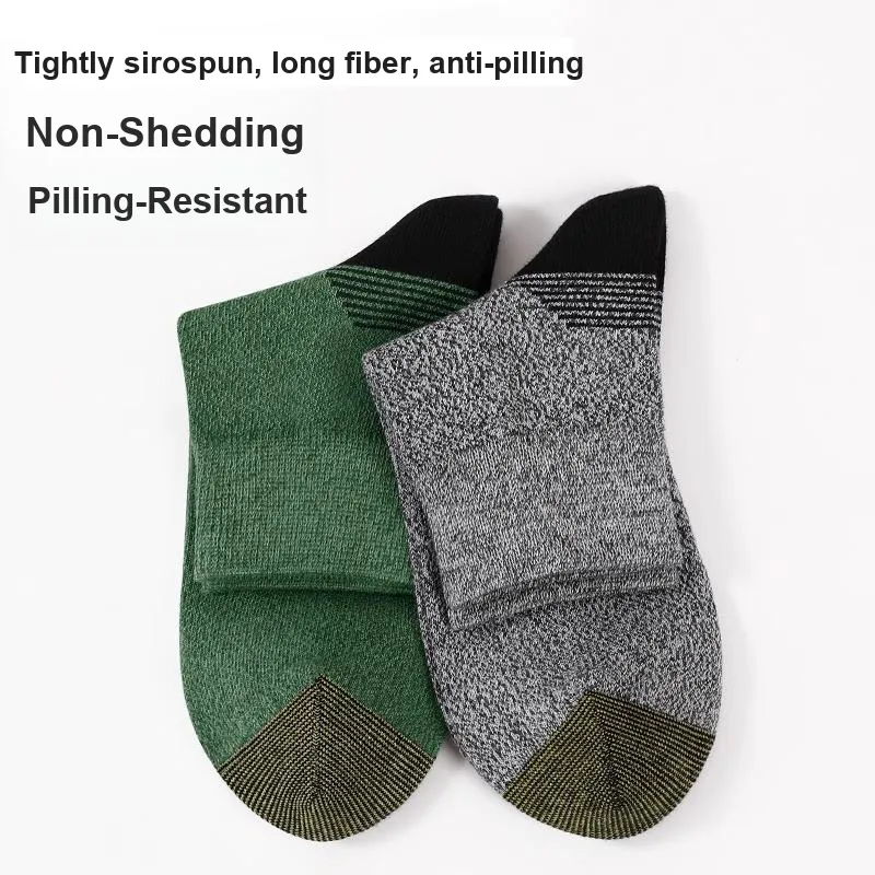 LUOLIAN Mid Calf Socks Men's 5 Pack-42