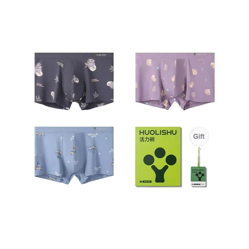 VIM TREE Underpants Underwear Gift Box Men's 3 Pack-8