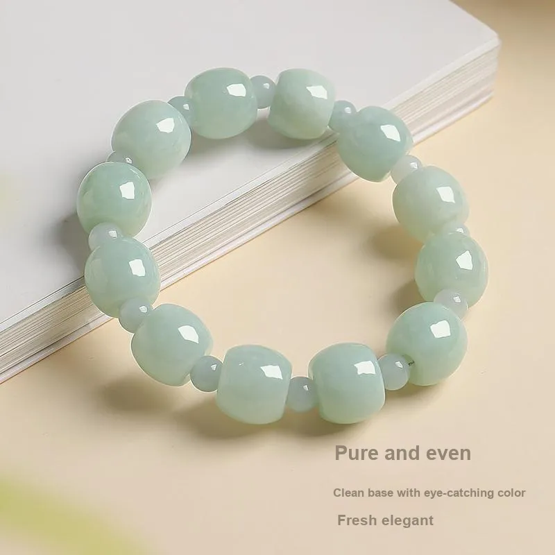 With The Heart Of The Jade Glutinous Jade Bracelets Men's-4