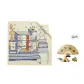 "Silk Affection for Zongzi: 5 Pcs+Tiger Repels Five Toxins Sachet with Chinese Fragrance Bookish Elegance 2-Blue Pink"