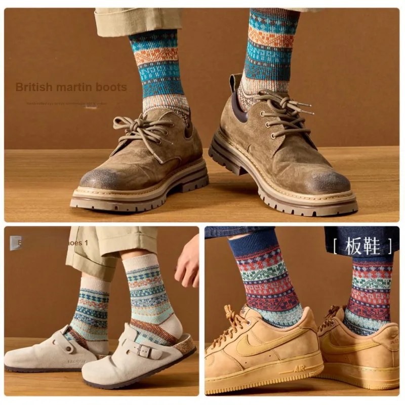 ZEROIN Mid Calf Socks Men's Combo Set-14
