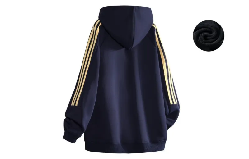 MXDT Sweatshirt Unisex Black Fleece Lined-8