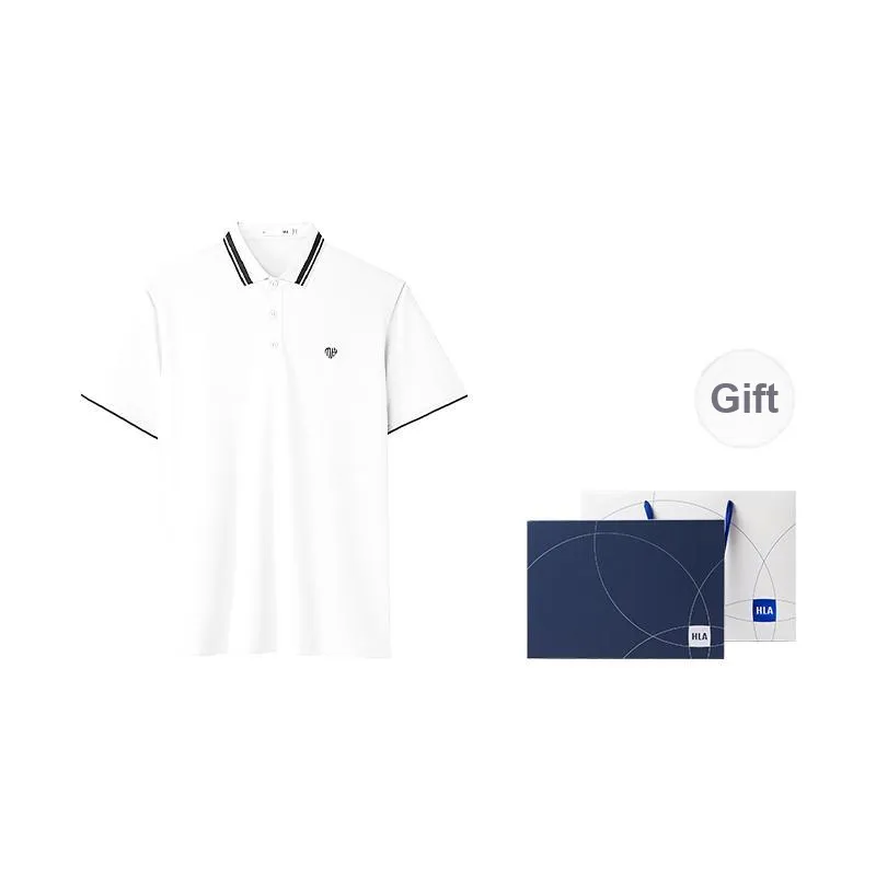 HLA The Heart Is The Series Polo Shirt Men's-48
