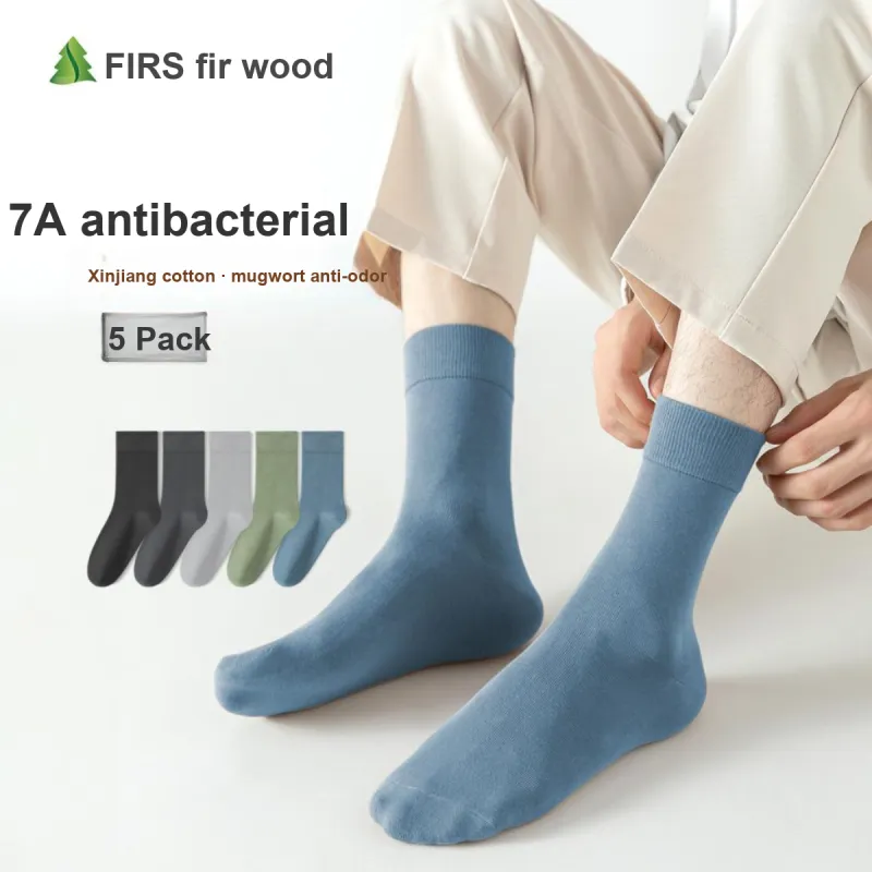 FIRS Mid Calf Socks Men's 5 Pack-34