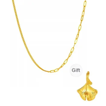 Zhongzhao Jewelry 999 Necklaces Unisex