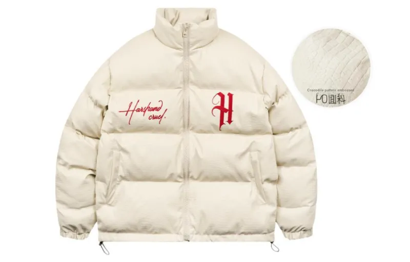 HARSH AND CRUEL Puffer Jackets Unisex-8