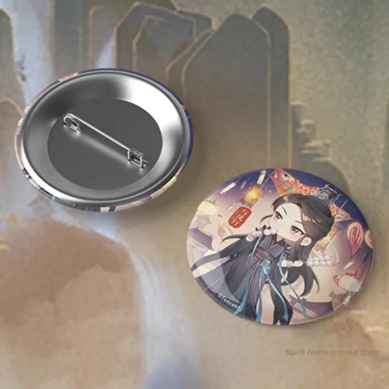 TENGXUNSHIPINCAOCHANGDI With The Phoenix Merch Shenli Metal Tinplate Badges-1