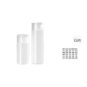 NILIYA Hose Travel Bottles With Dividers Toiletry Portable Empty Bottle