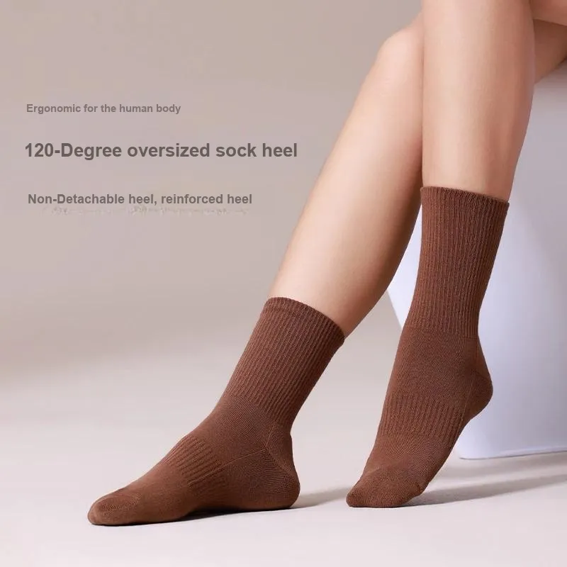 MOJICUSHERCO Mid-Calf Socks Women's Shopping Bag 1 Pack-15