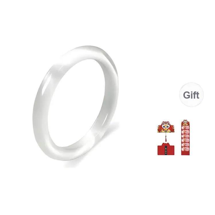 Yagu Glass Cat Eye Jade Bangles Women's-7