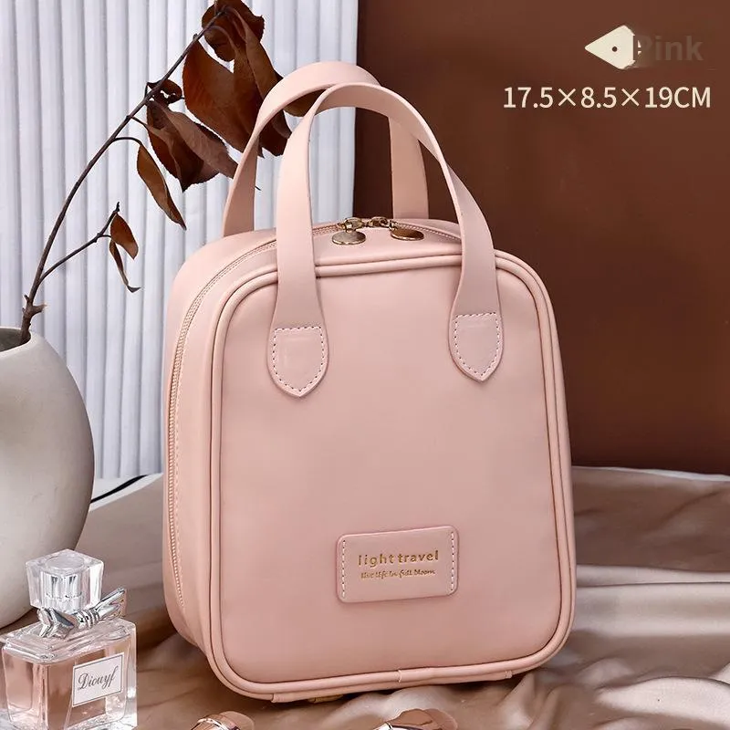 Love Of Wormwood Portable Minimalist Style Premium Feel Makeup Bags-5