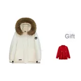 White with New Year Red Sweater