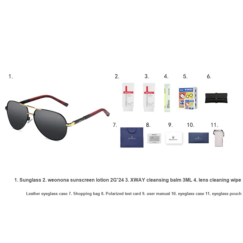 Maserati Aviator Sunglasses Unisex-4