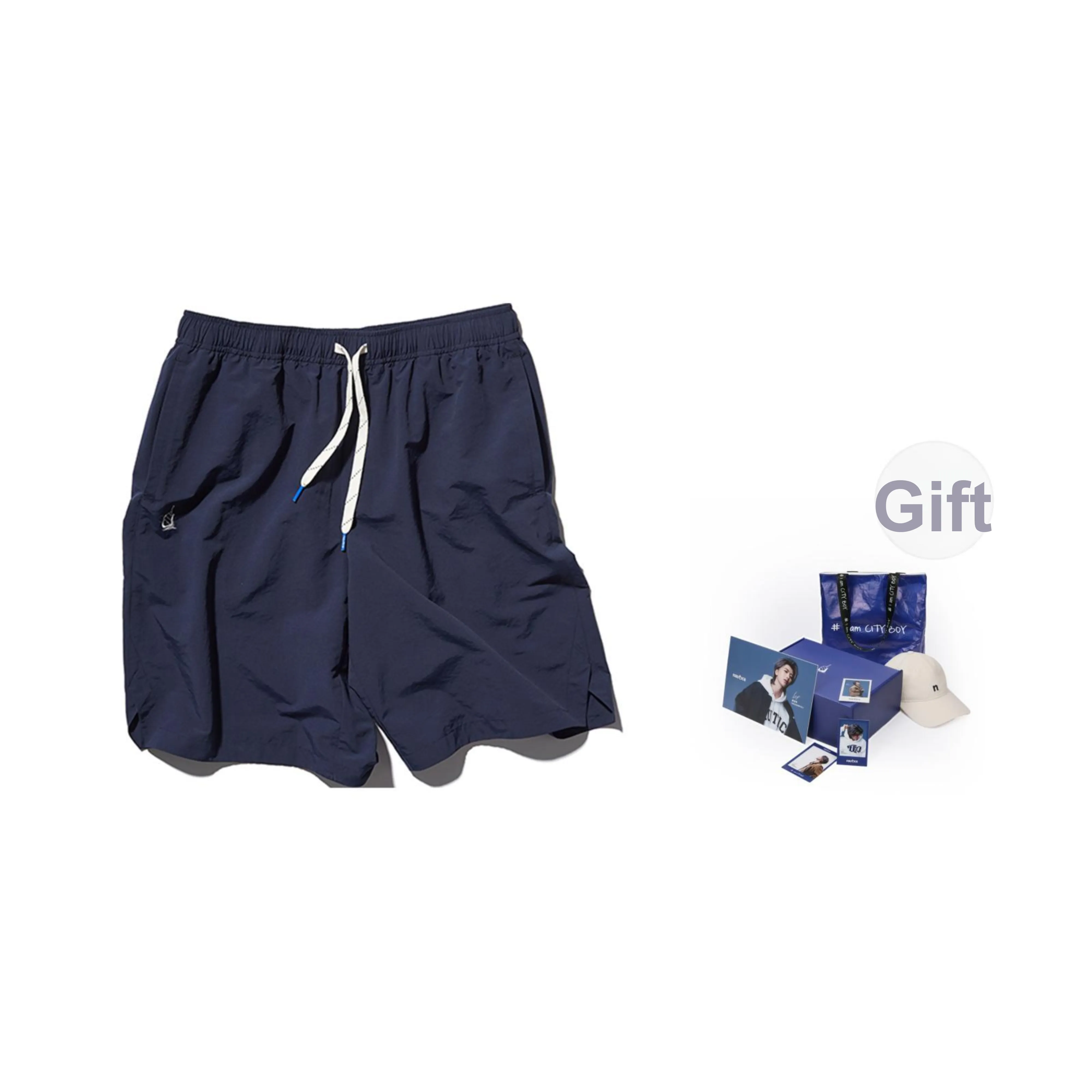Nautica White Sail Casual Shorts Unisex