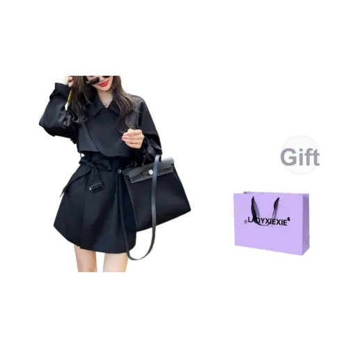 LADYXIEXIE Женская тренч-куртка