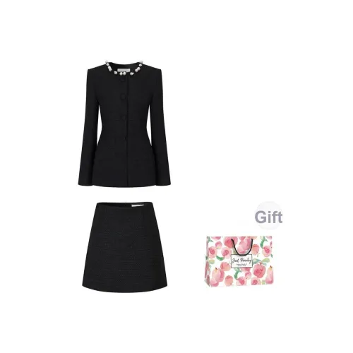 Qiuerle Комплект с юбкой Женские Черный