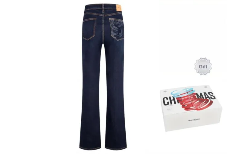 CK/Calvin Klein Year Of The Dragon Limited Series Jeans Box Women's Denim Dark Blue-1