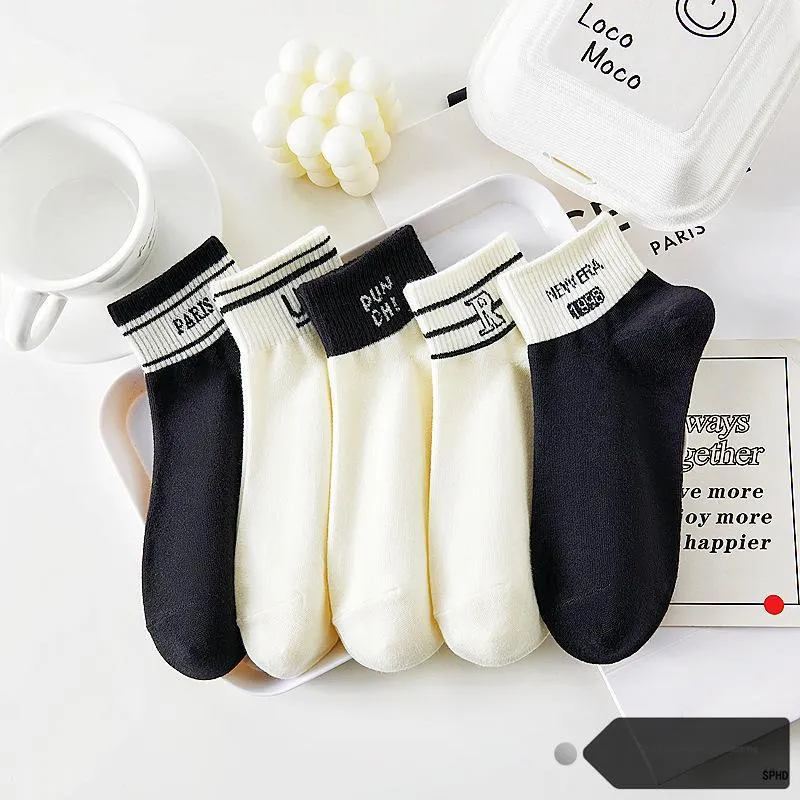 Gentle Welcome Ankle Socks Women's 5 Pack-5