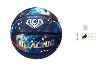MILACHIC PU Basketball Starry Sky Glow In The Dark Size 7 Ball Training
